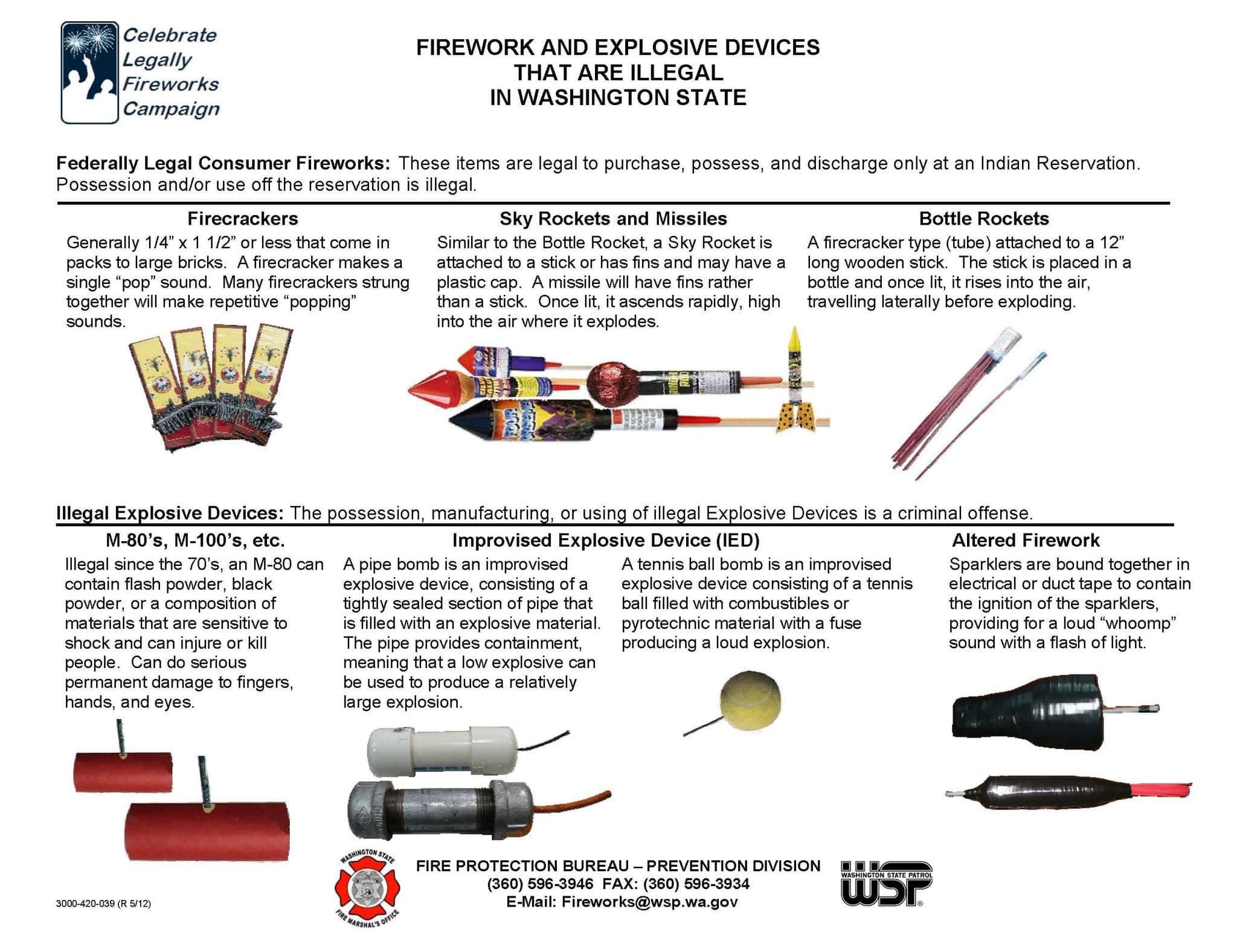 PIERCE COUNTY FIREWORKS RESTRICTED TO JULY 4, 10AM 1159PM Pierce